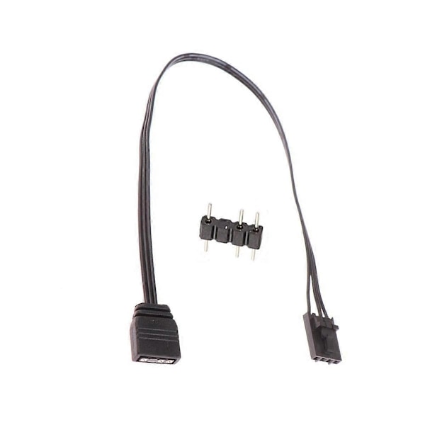 Yhteensopiva Corsair 4PIN RGB - Standardi ARGB 3-Pin 5V Adapteriliittimen RGB-kaapelin 25cm kanssa - Täydellinen
