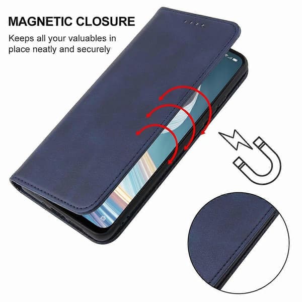Kompatibel med OPPO Reno4 Z 5G Magnetisk Stängning Läder Telefonfodral - Perfet