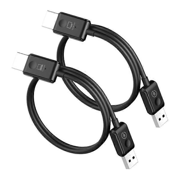 Bærbar Trådløs Skjermdongle ABS-forlenger Plug & Play Trådløs Sender - Perfekt Black