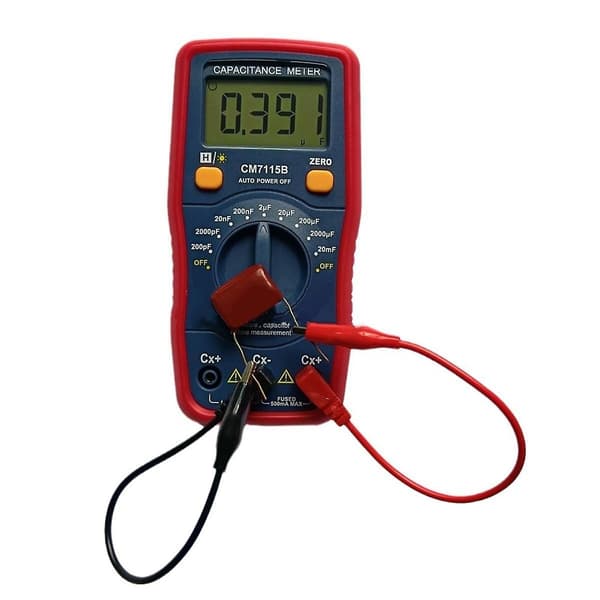 CM7115B Kapasitansmåler Digitalt Multimeter LCD-skjerm Måleverktøy, CM-7115A Oppgradering-Perfet