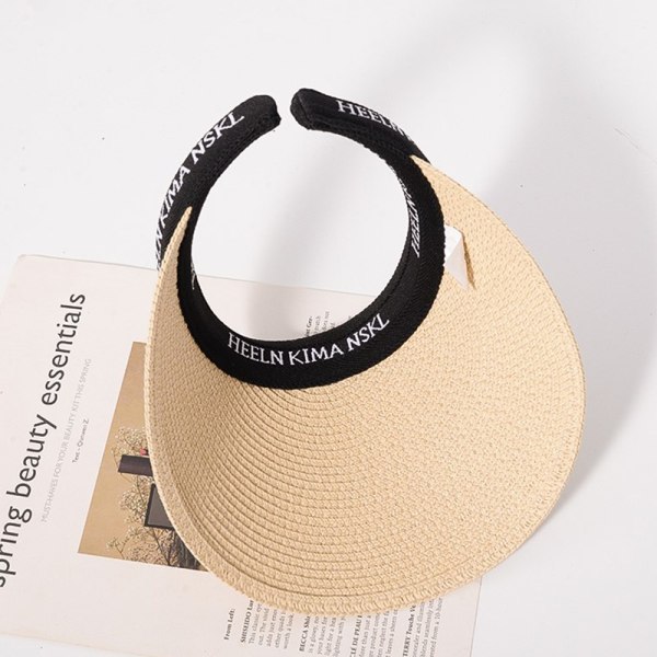 Tom Top Stråhatt Reise Solbeskyttelse Solhatt Cap Trendy Beach Fo - Perfet 2