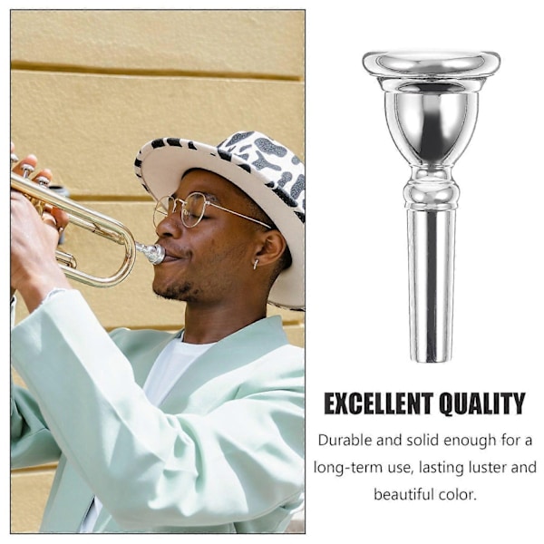 Praktisk Euphonium Mundstykke Professionel Udskiftning Blæseinstrument Tilbehør - Perfekt