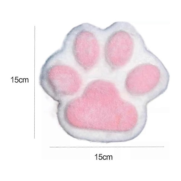 Taba Squishy Stor Katt, Squishy Pote, Squishy Pote til Børn og Voksne - Perfekt Pink and white L