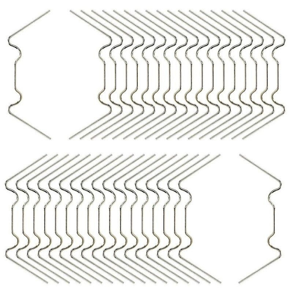 100 stk W-type Drivhus Glass Fjærtråd Glassering Overlappende Klips Festklemmer - Perfekt