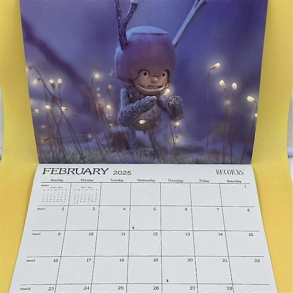 Becorns My Bird 2025 Fuglekalender Morsom Fugle Veggkalender Nyttårskalender Hjemmedekor - Perfekt