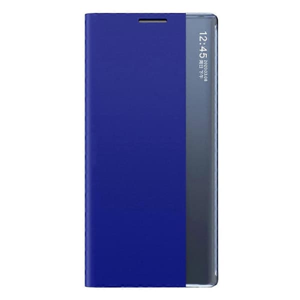 Kompatibel med Samsung Galaxy S21 Ultra 5G Fönsterfodral PU Läder Ställ - Perfekt Style E