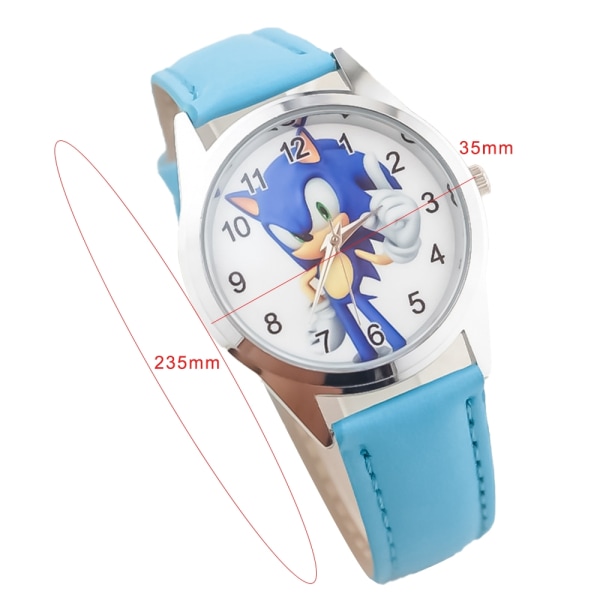 Kids Sonic The Hedgehog Watch Quartz Watches Gift - Perfet blue