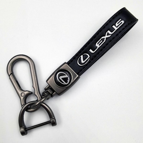 Bil Cykel Nøglering Metal Finish | Robust Nøglering | Nøglering og Krogbeslag - Perfekt Gun Color Hardware Lexus