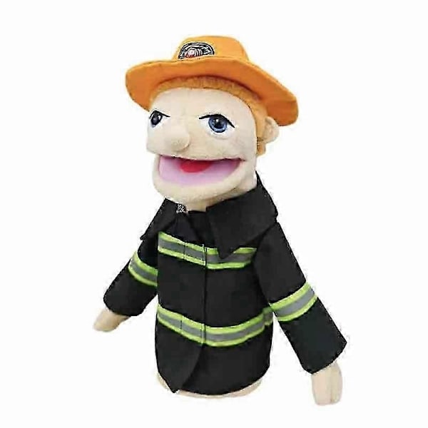 Blødt Plyslegetøj Hånddukke Sjove Dukker Legetøj Professionel Karakter Hånddukke - Perfekt fireman