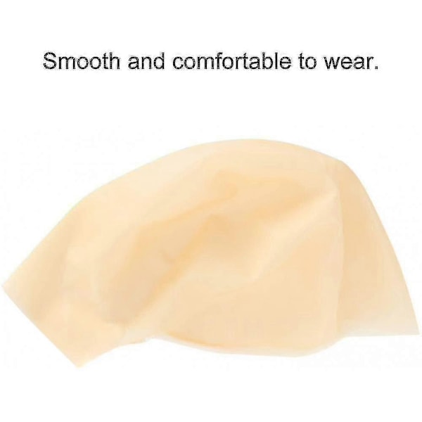 Latex Bald Caps for Voksne Sminke Skallet Hode Parykkhette Kostyme Tilbehør 4 stk - Perfet