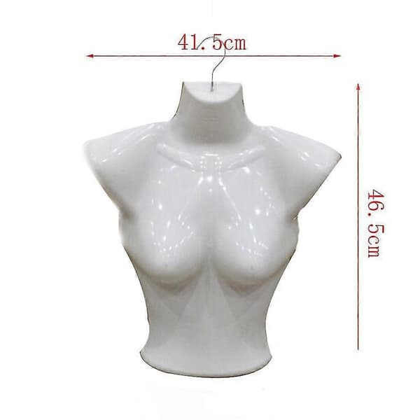 Plast Halv Krop Kvinde Mannequin Torso Undertøj Tøj Form Display Stativ Hurtig-Perfekt