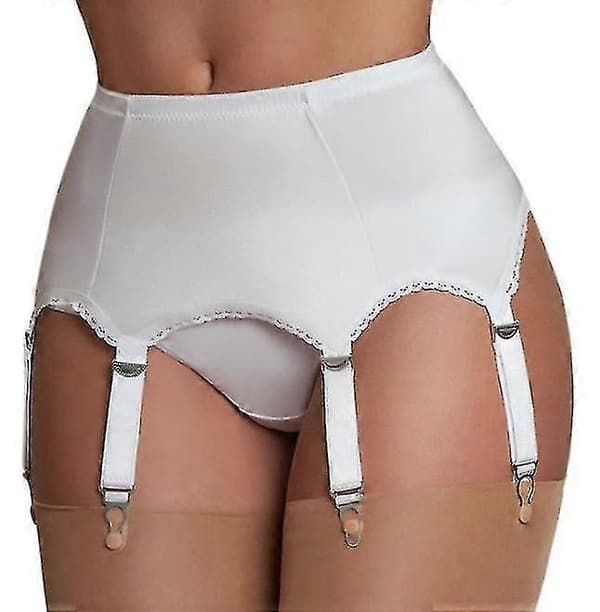 Dam Spets Livstycke Linrie Ss Hållare Livstycke Strumpeband - Perfekt Black XL