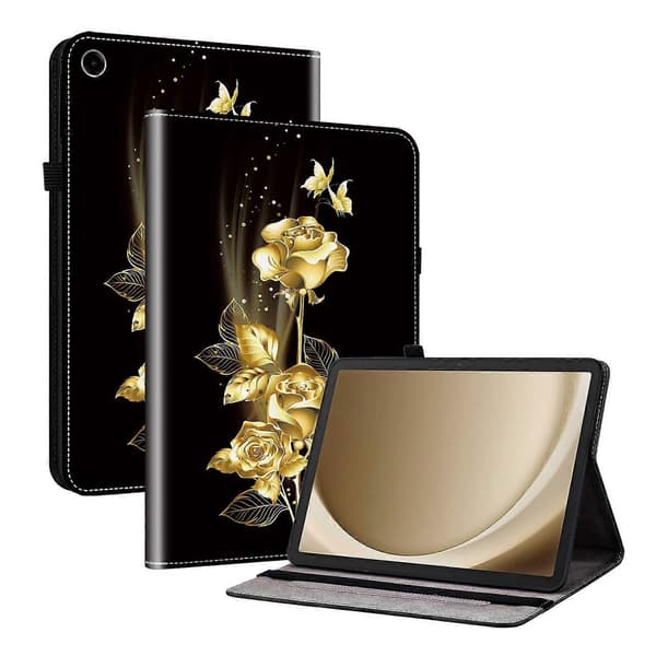 Kristalltextur Målat Läder Tablet Fodral-Perfet For Samsung Galaxy Tab A9+