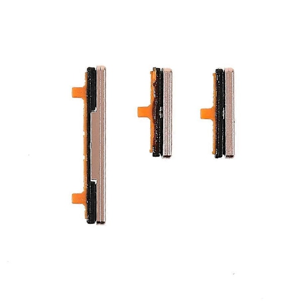 3 st/förpackning OEM Sidoknappar Set (utan logotyp) Kompatibelt med Samsung Galaxy S9 G960/S9+ G965-Perfekt Style D