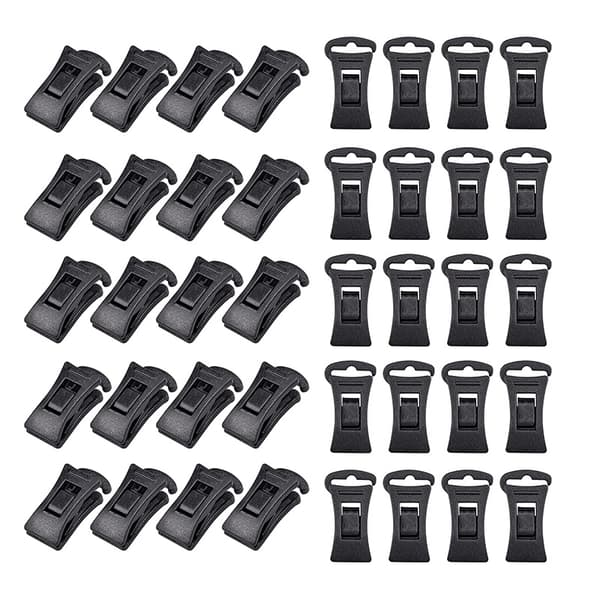 20/40 STK Sokkeklips Holder Sokkevask Lås Multifunksjonell C - Perfet 40PCS