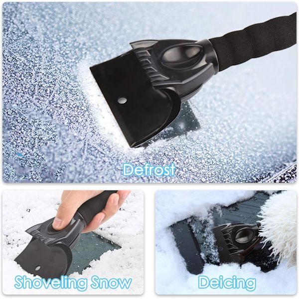 Isskrape, slitesterk, profesjonell, isskrape, vindusskrape - Perfet black