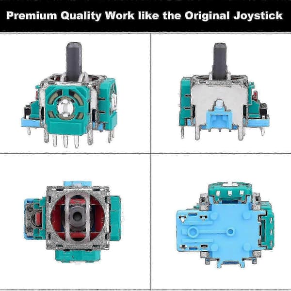 8-pack Joystick Ersättningar för DualSense PS5 Kontroller - 3D Analog Sensor Tumspakar