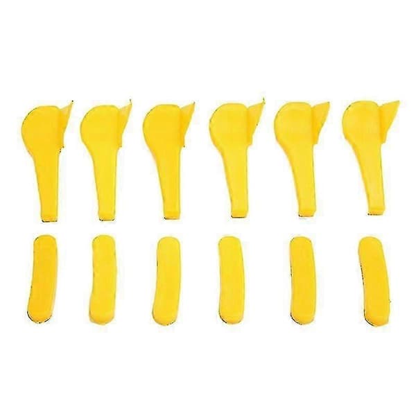 6 Set Bildäcksbytare Nylon Montering Demontering Ankhuvud Insats Däckfälgskydd Shytmv