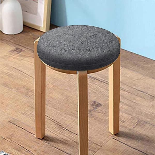 1 Styck Pallkudde Rund Komfort Memory Foam Kudde Sittdyna med Elastiska och Halkfria Remmar