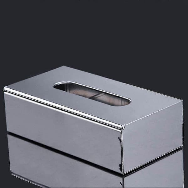Vävnadsbox i rostfritt stål, Kosmetisk vävnadsbox, Pappersvävnadsdispenser, Rektangulär box