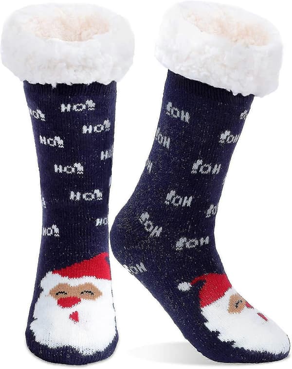 Tofflor Strumpor - Tofflor Fluffiga Strumpor Vinter Dam Halkfria Strumpor Fleecefodrade Present