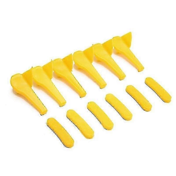6 Set Bildäcksbytare Nylon Montering Demontering Ankhuvud Insats Däckfälgskydd Shytmv