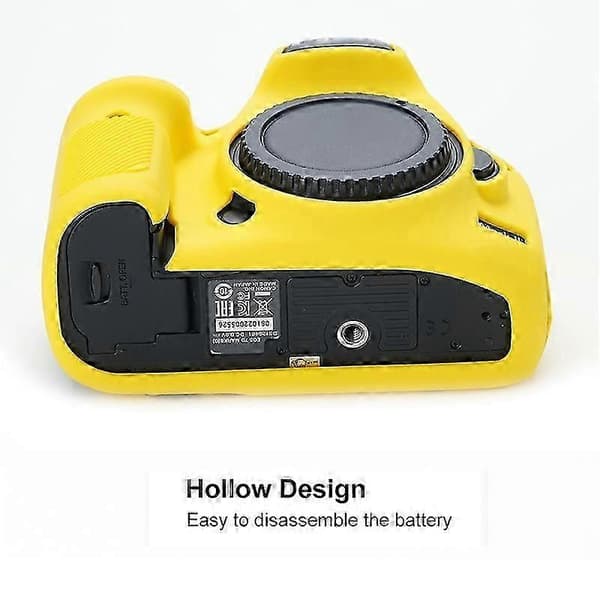YellowSoft Silikonskyddsfodral för Canon EOS 7D Mark II