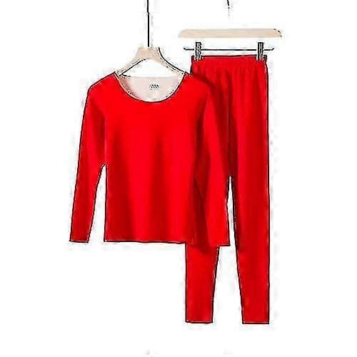 big redXLSilk Dam Silk Termounderkläder Set, Silk Långkalsonger Set