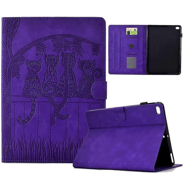 PurpleEmed Läderfodral för Pro 9.7 / 9.7 2018 / 2017