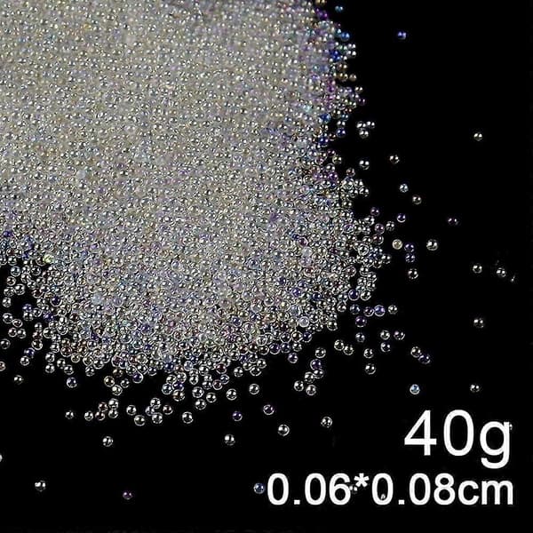 Dekorationer Mikro Nagel Caviar Pixie Kristaller För Naglar DIY