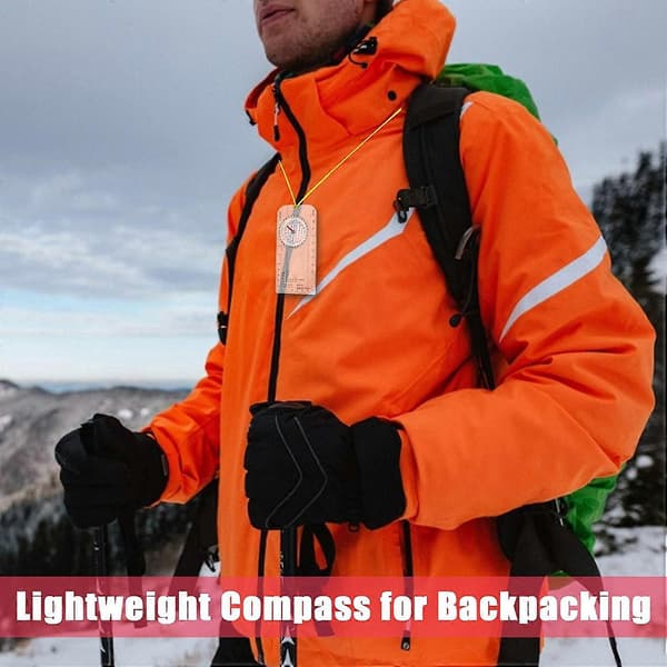 Explorer Kompass Riktkompass Navigationskompass Rem och Knappkompass Fickkompass - Äventyrskartläsning