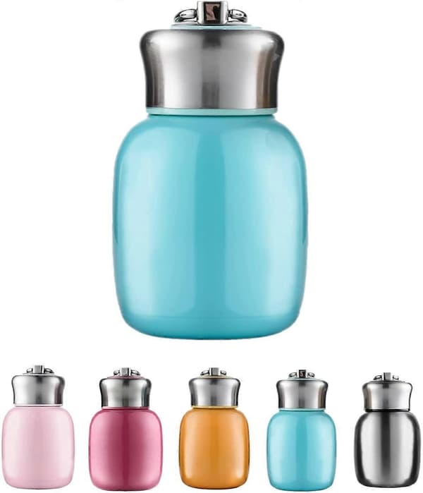Mini 200ml Söt Vattenflaska Vakuumisolerad Rostfri Stål Vattenflaska Läcksäker