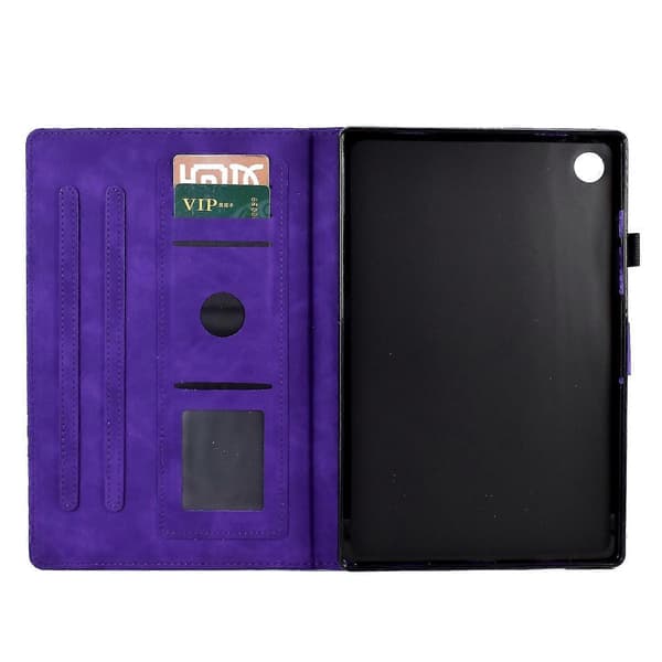PurpleTree Smart Läderfodral för Galaxy Tab A9