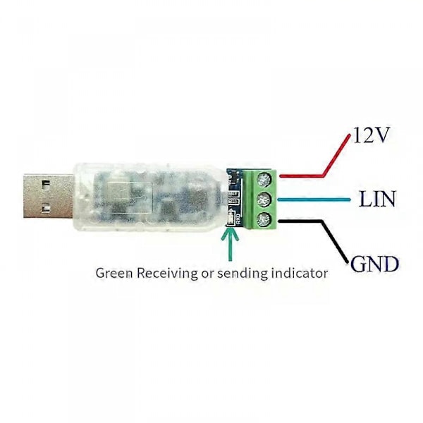 AA81-LIN Buss Analys Kontroller USB Till LIN Debugger LIN Buss Analysator (1 st)