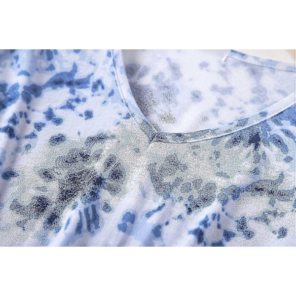Dam Plus Size Sommar Pyjamas Set Loungewear Sommar Pjs Set Bomulls Sovkläder