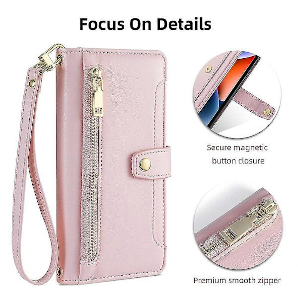 PinkZipper Plånboksfodral för Galaxy S22 5G