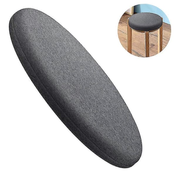 1 Styck Pallkudde Rund Komfort Memory Foam Kudde Sittdyna med Elastiska och Halkfria Remmar