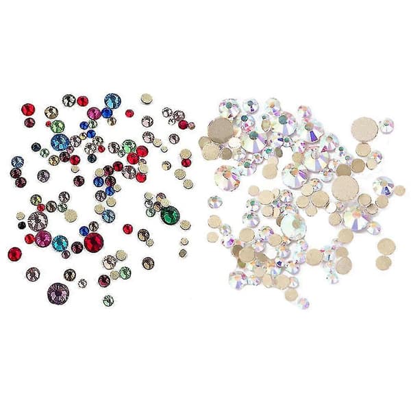 Kristall Flatback Rhinestones Nagelkonst