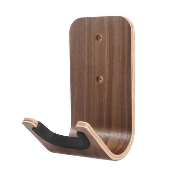 Gitarr Skateboard Vägghängare Design Böjt Trä Gitarrhängare Väggfäste Gitarrhållare Akustisk Gitarr