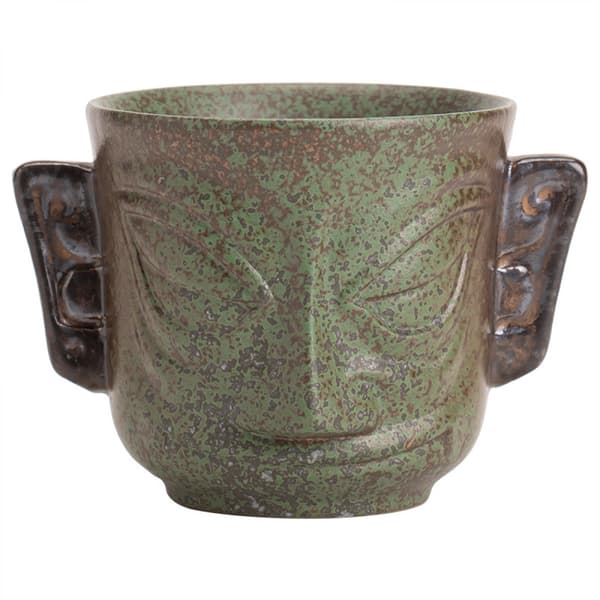 Sanxingdui kopp tekopp stengods tekopp Keramisk mugg Tekopp Kung Fu te set retro te drickskopp