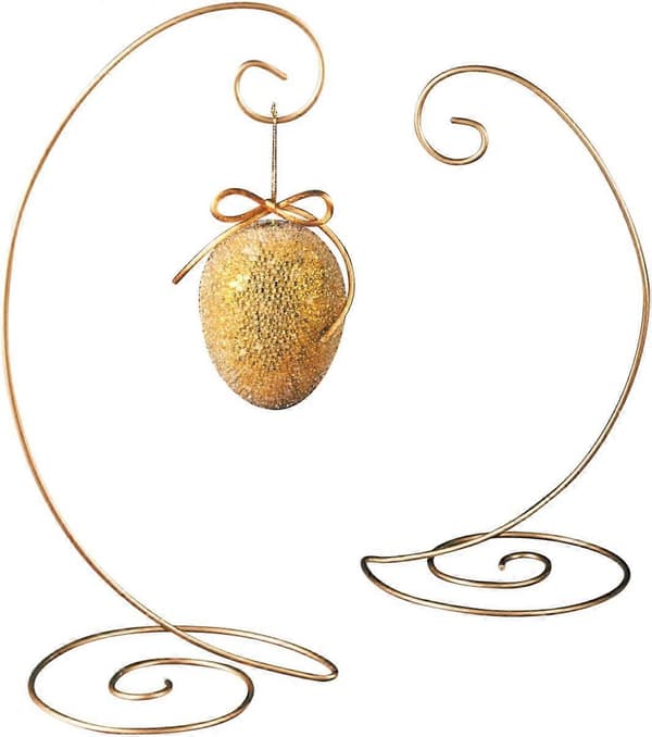 Spiral Ornament Display Stand för hem, bröllopsdekoration, jul och helgdagar