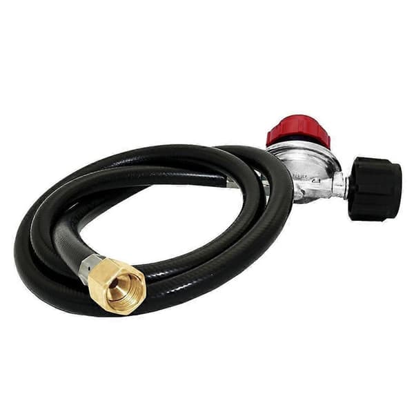 Justerbar 0-30 PSI högtrycks propanregulator med 1,2 meter slang