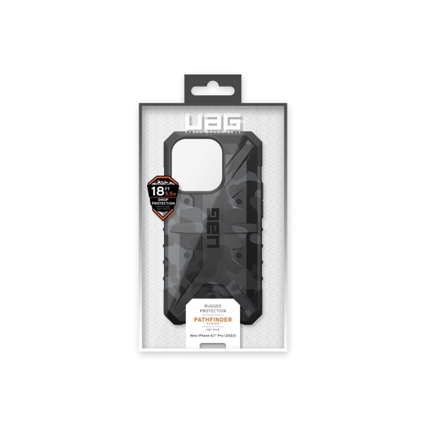 Urban Armor Gear iPhone 14 Pro Pathfinder SE - Midnight Camo Svart