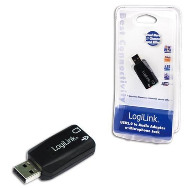 LogiLink USB-ljudkort Virtuellt 5.1-ljud
