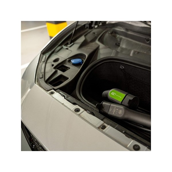 greencell Ladekabel Elbil EV18 Typ1 5m 3.6kW 16A 1-FAS Sort IP55