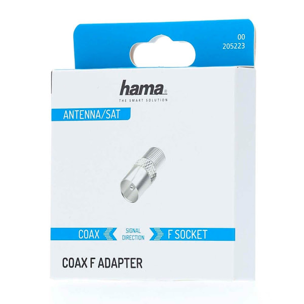 Hama Satellite Receiver Adapter F-Socket - Coax Plug