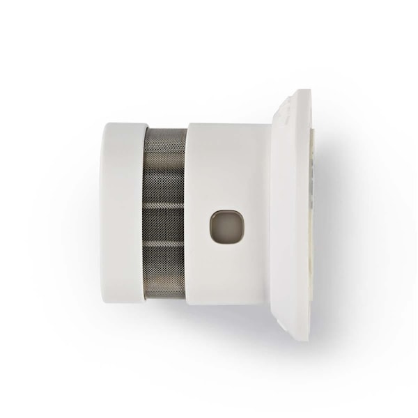 Nedis Röklarm | Batteridriven | Batterilängd upp till: 10 år | EN 14604 | Med paus knapp | Med testknapp | 85 dB | ABS | Vit