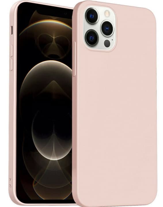 Silikonikotelo Iphone 14 Pro:lle, vaaleanpunainen Rosa