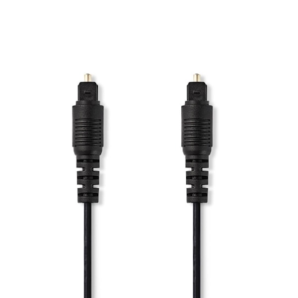 Optinen Audiokaapeli | TosLink uros | TosLink uros | 1.00 m | Pyöreä | PVC | Musta | Panta