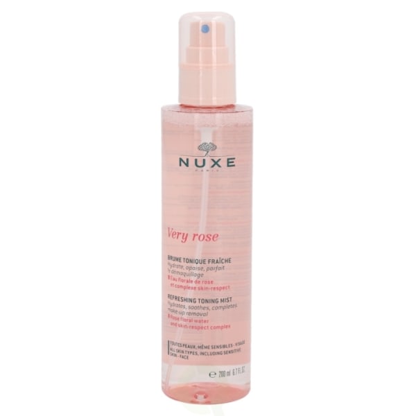 Nuxe Very Rose Refreshing Tonic Mist 200 ml Make-Up Removal, All